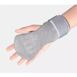 Poignées de paume en cuir personnalisées avec logo, réglables, pour le fitness et l'exercice, protège-paume antidérapants en cuir avec OEM - Product Image 5