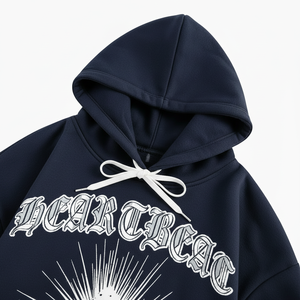 Ensemble de survêtement pour homme avec sweat à capuche délavé, personnalisé, 2 pièces, coupe-vent de poids moyen, grande taille, imprimé numériquement, style streetwear - Product Image 3