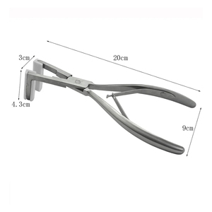 คีมต่อผมสแตนเลสคุณภาพสูงระดับมืออาชีพ ขายดี คีมถอดลูกปัด ใช้ซ้ำได้ - Product Image 5