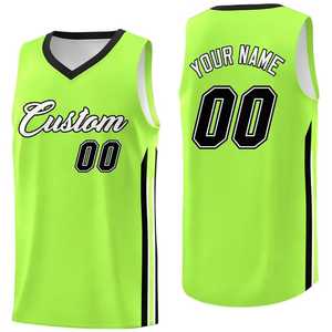 Maillot de basket-ball personnalisé en mesh, nom de l'équipe 00, impression sublimée, unisexe, sans manches, col rond, vêtements de sport pour adultes - Product Image 2