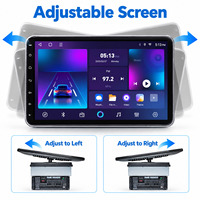 Autoradio tactile HANTUE double DIN avec FM/RDS/DSP, Bluetooth, rotation automatique et fonction caméra 360°