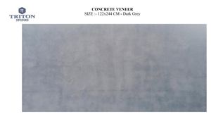 Revestimiento de Pared de Hormigón de Diseño Moderno, Color Gris Oscuro, Revestimiento de Pared de Piedra de Hormigón para Decoración de Paredes Interiores y Exteriores - Product Image 3