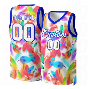 Maillot de basketball en gros personnalisé, brodé sur le devant, sans manches, en maille polyester, antibactérien, avec logo et couleur OEM - Product Image 3