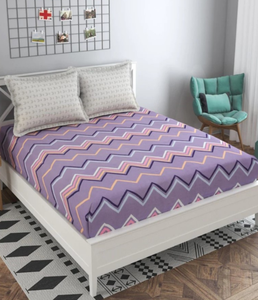 Ensemble de draps en tissu lavé 100% coton, style décontracté ultra doux, respirant et confortable, pour une utilisation en chambre à coucher contemporaine - Product Image 6