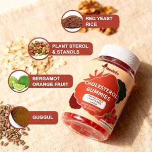 Compléments alimentaires pour le cholestérol en gommes OEM/ODM avec stérols et stanols végétaux, complexe de bergamote citrique pour une santé cholesterolique optimale - Product Image 2