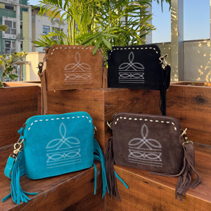 Nouveau gros nouvelle grande capacité BootStitch frange noir daim cuir épaule sac à bandoulière de haute qualité femmes mode sac à main - Product Image 3