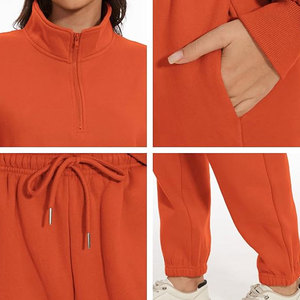 Ensemble de survêtement décontracté pour femme en tissu doux, deux pièces, pour un port quotidien confortable et un style de vie décontracté - Product Image 4