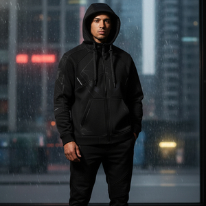 Sudadera con Capucha Personalizada por Sublimación, con Bolsillo Canguro, Puños Acanalados, Impresión a Todo Color, Sudadera de Poliéster de Alta Calidad - Product Image 6