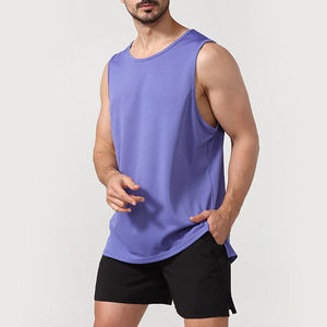 Débardeur sans manches pour homme AMERICAN TRENCH CLOTHING, 100% polyester, style sportif, écologique, séchage rapide, tissu tricoté respirant - Product Image 6