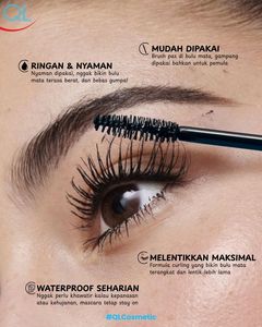 QL Waterproof & Curling <b>Mascara</b> 8mL - Product Image 2
