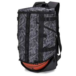 Sac à dos de sport par sublimation pour femmes et hommes, idéal pour le basketball, le football en extérieur, et le rangement des équipements d'entraînement, avec cordon de serrage - Product Image 1