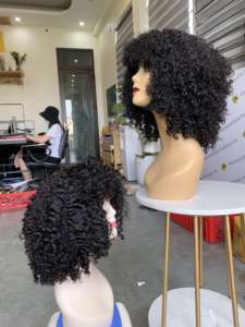 Nouvelle arrivée perruque de cheveux bouclés donneur unique en couleur cheveux humains vendeur de cheveux bruts - Product Image 6