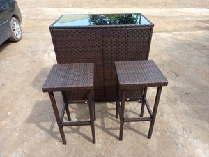 BS00029 Direct factory in VN Modern Indoor/Outdoor <b>Rattan</b> Garden Set 4pcs Wicker <b>Table</b> and Chairs for <b>Dining</b> Hotel & Villa Use - Product Image 4