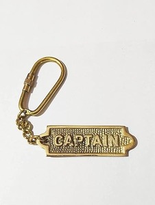 Porte-clés capitaine en laiton élégant nautique marin avec clip de mousqueton durable - Product Image 6