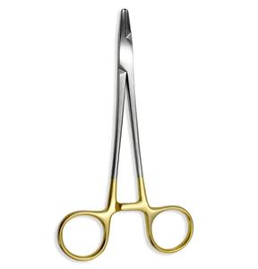 Base de alta calidad de acero inoxidable quirúrgico Mayo-Hegar soporte de aguja instrumentos quirúrgicos de alta calidad fórceps de sujeción de sutura - Product Image 1