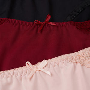 Braguitas de bikini sólidas Cecina para mujer, 92% poliamida, 8% elastano, tiro bajo, ropa interior, superventas, precio mayorista - CBI1606 - Product Image 3