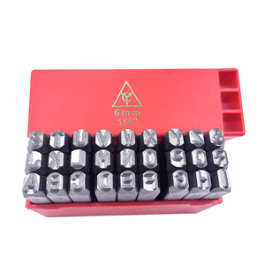 6mm 1/4 inch Steel Letter <b>Punch</b> <b>Set</b> A-Z 27pcs Cr-V 6150 HRC 58-62 Product Marking Ready to Ship OEM/ODM Taiwan - Product Image 4