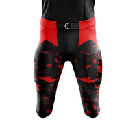 Uniforme de football américain personnalisé de haute qualité à bas prix, manches courtes, imprimé, 100% polyester, vêtements de sport