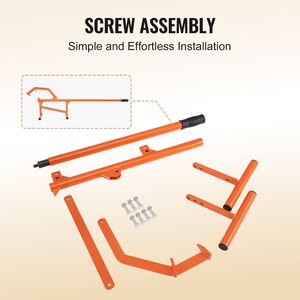 Sollevatore per Tronchi in Acciaio Resistente da 46,5 Pollici con Gancio Cantilever e Rullo Regolabile - Timberjack Logs Ups - Product Image 6