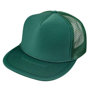Custom <b>Flat</b> Bill Snapback Black 5 Panel Mesh Foam Trucker Rope Hat for <b>Men</b> Women with high quality - Product Image 4