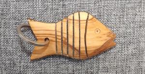 พวงกุญแจไม้ทำมือ วัสดุไม้ธรรมชาติ เป็นมิตรกับสิ่งแวดล้อม เหมาะสำหรับเป็นของขวัญ - Product Image 4