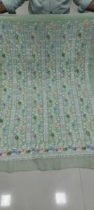 หินซารันกาเนียผ้าชิฟฟ่อนกรุบกรอบหรูหราสง่างามไร้ตะเข็บสไตล์ปากีสถานสไตล์ฝรั่งเศส - Product Image 4