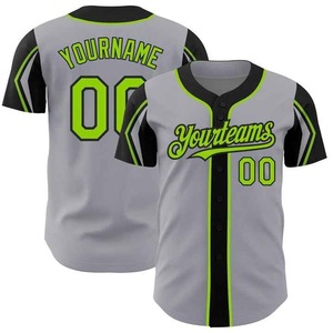 Maillot de baseball et softball personnalisé 2026, taille américaine, impression par sublimation thermique, anti-bactérien, 100 % polyester, logo et nom - Product Image 1