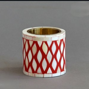 Minimalist Style Bakhoor Burner With Swirl Resin & Bone Inlay Mubkhar Eco friendly Durable <b>Home</b> Decor Fragrance At best Price - Product Image 2