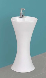 ONE PIECE <b>BASIN</b> EASILY HANDWASH PRIME SERIES 405X405X840mm SIZE - Product Image 2