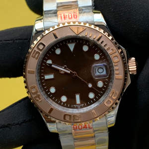 BOJ Plain R.O.L.E.X.74 Top Seller Two Tone Stainless Steel <b>Mechanical</b> Automatic Analog Wrist <b>Watch</b> For Men At Low Price Hot Sale - Product Image 1