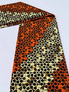 Tela africana de primera calidad con estampado de cera de Senegal, 100% algodón, para costura de moda, textil de cera holandesa - Product Image 3