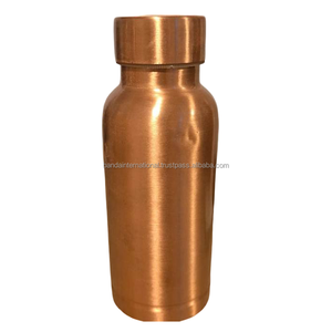 Pure <b>Copper</b> <b>Bottle</b> With Polish Finished Indian Hand Made Health Benefits <b>Copper</b> <b>Bottle</b> Metal <b>Drinking</b> Water <b>Bottle</b> - Product Image 2