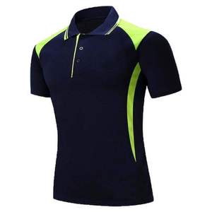 เสื้อโปโลพนักงานชายแบบสลิมฟิตสำหรับฤดูร้อน  ผ้าโพลีเอสเตอร์ 100%  สองสี  พร้อมปักโลโก้ตามสั่ง - Product Image 4
