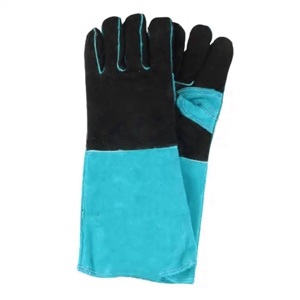 Guantes de Seguridad Reforzados de Cuero Vacuno de Primera Calidad, Antivibración, Resistentes al Calor y Chispas, para Trabajo Pesado, 11 oz, para Soldadura y Bomberos - Product Image 2