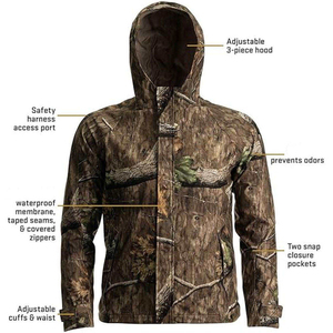 Hot Sale Printed Waterproof Windproof Breathable Oxford Fabric Camo Hunting <b>Jacket</b> for <b>Men</b>-Summer Outwear Cheap Price - Product Image 2