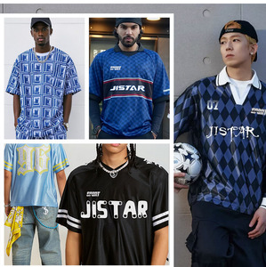 Logo personalizzato Vintage classico maglia da calcio da <span class=keywords><strong>uomo</strong></span> Streetwear t-shirt da calcio stile retrò <span class=keywords><strong>abbigliamento</strong></span> sportivo - Product Image 6