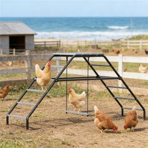 Pollaio Usato per Cortile e Fattoria con Design Durevole a Struttura Rampicante - Product Image 1