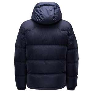 Blouson matelassé décontracté pour homme, personnalisé, de haute qualité, avec capuche, imprimé à pois bleus et lettres, coupe-vent, respirant, style streetwear - Product Image 6