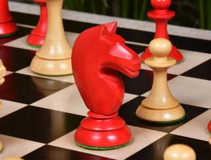 ชุดหมากรุกโซเวียตปี 1961 รุ่นบาคู ทำจากไม้ชีแชมและไม้บ็อกซ์วูด ขนาดคิง 4 นิ้ว ราคาดีที่สุด - Product Image 3