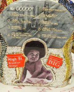 Pendentif Thème Christopher Wallace Or 24K Moissanite Sertie Clos Style Hiphop Bijoux Homme Cadeau Breloque Pendentifs Iced Out - Product Image 6