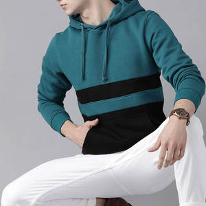 เสื้อฮู้ดสีชมพูสำหรับผู้ชาย ทรงปกติ ผ้าฟลีซเนื้อนุ่ม สวมใส่สบาย มีกระเป๋าหน้า เหมาะสำหรับฤดูหนาว ผลิตจากผ้าฝ้าย 100% ป้องกันการเป็นขุย - Product Image 6