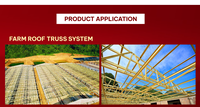 Estructura de Acero Ligero para Gallinero EC75.75, Estándar JIS Grado G550, Construcción de Estructura Metálica para Viviendas, Armadura de Techo