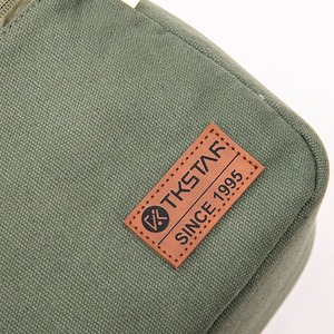 Mochila Verde de Algodón GRS, Mochila de Negocios, Mochila Casual, Bolsa para Portátil, Mochila Simple de Cuero - Product Image 2