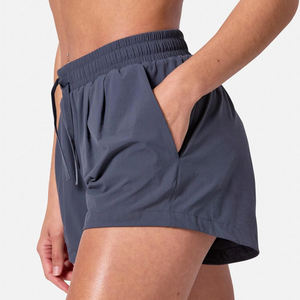 Pantalones Cortos Deportivos de Cintura Alta para Mujer – Ropa Deportiva Transpirable y Elástica - Product Image 3