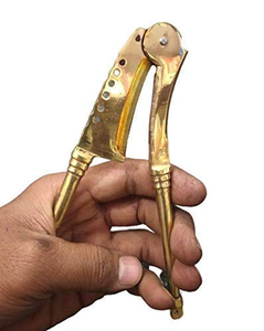 Coupe-noix Sarota en laiton, outil traditionnel indien pour couper les noix de betel, casse-noix en laiton robuste et trancheuse de noix d'aréca pour la maison - Product Image 2