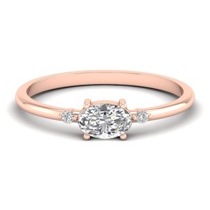 เรเยส โซลิแทร์ เงินสเตอร์ลิง 925 มอยซาไนต์แหวนหมั้นสำหรับผู้หญิง 14k ทองคำขาวเครื่องประดับงานแต่งงานของขวัญวันครบรอบ - Product Image 5