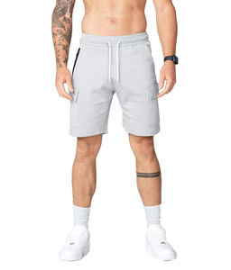 กางเกงบ็อกเซอร์ผ้าฝ้ายหวี 100% สไตล์ลำลองสำหรับผู้ชาย ลายพิมพ์เข้าชุดกับเข็มขัด กางเกงคาร์โก้ผ้าริปสต็อป ไซส์ XS - Product Image 1