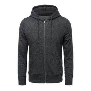 Vente en gros du fabricant pakistanais Vintage pour hommes XS Sweat à capuche zippé décontracté en molleton de polyester brodé Logo personnalisé avant hiver - Product Image 4