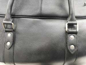 Sac de voyage unisexe vintage en cuir véritable de luxe, imperméable, léger, grand format, pour le week-end, personnalisable - Product Image 4