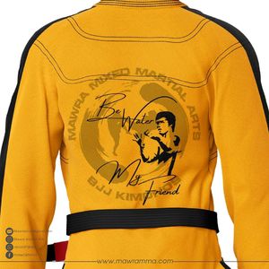 ชุดยิวยิตสูบราซิล Mawra พรีเมียม ผ้าฝ้าย 100% ทอลายเพิร์ลวีฟ ชุดยิวยิตสู BJJ พร้อมโลโก้สั่งทำพิเศษด้านหน้า ซับในแบบซับลิเมชั่น - Product Image 5